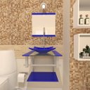 Ver imagem 2 de GABINETE DE VIDRO ARMÊNIA 40CM AC AZUL ESCURO EK