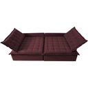 Ver imagem 5 de Sofá Sem Caixa Retrátil e Reclinável 1,95m Cama inBox Versátil Suede Velusoft Vinho