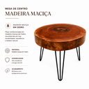 Ver imagem 5 de Mesa de Centro em Cedro Bolacha Natural