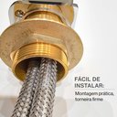 Ver imagem 6 de Torneira para Banheiro Monocomando Bica Alta Curves Konnen Metais