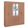 Guarda-Roupa Lopas Celebrare 6 Portas Carvalho Carvalho - 1