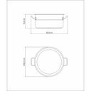 Ver imagem 6 de Caçarola Rasa Tramontina Professional em Aço Inox com Fundo Triplo sem Tampa 40 Cm 23 L Tramontina