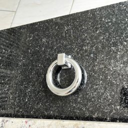 Argola para Lápide de Plástico Metalizado - Cromado - 6
