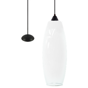 Pendente Moderno Sala Quarto Cozinha Montreal Preto Branco