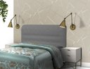 Ver imagem 3 de Cabeceira Dama New Plus Solteiro 900mm Linho Chumbo - Simbal