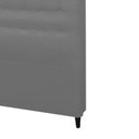 Ver imagem 2 de Cabeceira Dama New Plus Solteiro 900mm Linho Chumbo - Simbal