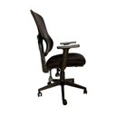 Ver mais imagens de Cadeira Escritorio Back System Encosto Telado Nr17 Ergonomica Preta G402a Atacadeiras