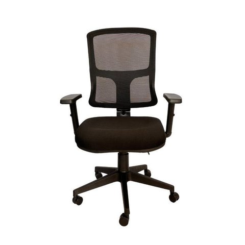 Cadeira Escritorio Back System Encosto Telado Nr17 Ergonomica Preta G402a Atacadeiras
