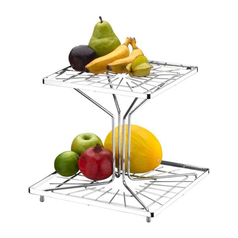 Fruteira Dupla Quadrada Future Frutta e Verdure