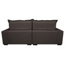 Ver imagem 6 de Sofá Retrátil e Reclinável com Molas Ensacadas Cama Inbox Prime 2.52M Tecido Linho Marrom