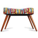 Ver imagem 4 de Kit 2 Puff Cama Inbox Boom Retangular com Pés em Madeira Maciça Tecido Suede