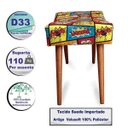 Ver imagem 3 de Kit 2 Puff Cama Inbox Boom Retangular com Pés em Madeira Maciça Tecido Suede