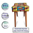 Ver imagem 3 de Kit 3 Puff Cama Inbox Boom Retangular com Pés em Madeira Maciça Tecido Suede