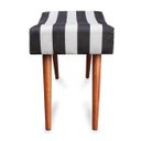 Ver imagem 4 de Kit 3 Puff Cama Inbox Hamburgo Retangular com Pés em Madeira Maciça Tecido Suede