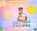 Ver imagem 4 de Cestinha de Páscoa Inclusiva para Autistas + Chocolate e Jogos Inclusos