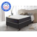 Ver imagem 2 de Colchão Solteiro com Molas Ensacadas Cama Inbox Cloud Cinza 88x188x28