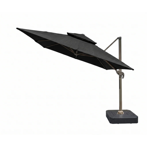 Ombrelone Cloud 3x3m com Base - Preto