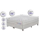 Ver imagem 2 de Conjunto Cama Box Queen com Molas Ensacadas Cama inBox Wonderful 158x198x71