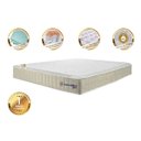 Ver imagem 4 de Colchão Casal com Molas Ensacadas Cama Inbox Cloud Bege 138x188x28
