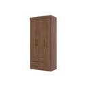 Ver imagem 1 de Guarda Roupa 3 Portas e 2 Gavetas Briz Be16 Jequitibá Brilho - Henn