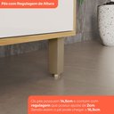 Ver imagem 5 de Balcão de Cozinha Venaly 5 Portas 2 Gavetas com Tampo Cinamomo/Off White - Henn