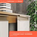 Ver imagem 7 de Balcão de Cozinha Venaly 5 Portas 2 Gavetas com Tampo Cinamomo/Off White - Henn