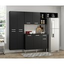 Ver imagem 6 de Cozinha Completa Compacta Pequim Sun Multimóveis com Balcão Preto