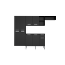 Ver imagem 2 de Cozinha Completa Compacta Pequim Sun Multimóveis com Balcão Preto