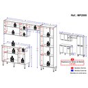 Ver imagem 4 de Cozinha Completa Compacta Pequim Up Multimóveis com Balcão - Preto