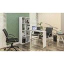 Ver imagem 4 de Escrivaninha com Estante Lateral Multimóveis Branco