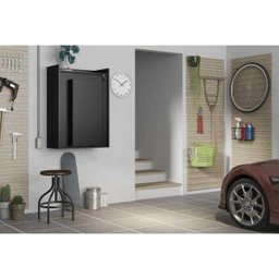 Mesa Dobrável Multimóveis Multiuso com Armário de Parede Preto - 2