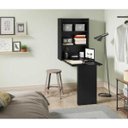 Ver imagem 7 de Mesa Dobrável Multimóveis Multiuso com Armário de Parede Preto