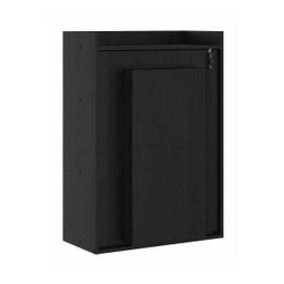 Mesa Dobrável Multimóveis Multiuso com Armário de Parede Preto - 10