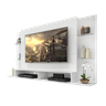 Painel Nairóbi Plus para TV até 60 Polegadas Branco Acetinado Texturizado - 3