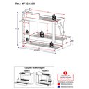 Ver imagem 4 de Treliche Multimóveis para Colchão 188x78cm Branco