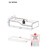 Cama Montessoriana Infantil Melissa Plus com Colchão Multimóveis 100% MDF Branca - 5