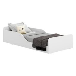 Cama Montessoriana Infantil Melissa Plus com Colchão Multimóveis 100% MDF Branca - 2
