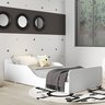 Cama Montessoriana Infantil Melissa Plus com Colchão Multimóveis 100% MDF Branca - 1