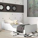 Ver imagem 1 de Cama Montessoriana Infantil Melissa Plus com Colchão Multimóveis 100% MDF Branca