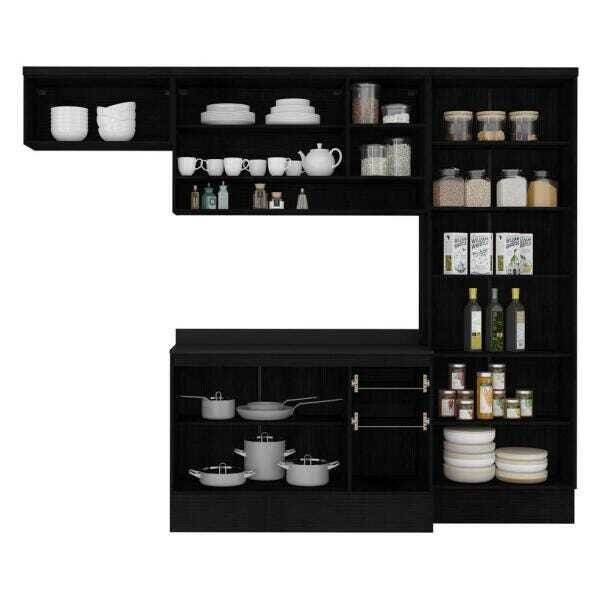 Cozinha Completa Multimóveis Suíça 5195ML com Balcão 10 Portas 2