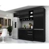Cozinha Completa Multimóveis Suíça 5195ML com Balcão 10 Portas 2 Gavetas Preto - 7