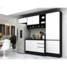 Cozinha Completa Multimóveis Suíça 5195ML com Balcão 10 Portas 2 Gavetas Preto/Branco - 6