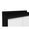Cozinha Completa Multimóveis Suíça 5195ML com Balcão 10 Portas 2 Gavetas Preto/Branco - 9