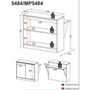 Ver imagem 3 de Bancada Balcão com Prateleira/Divisor de Ambientes Multimóveis Preto