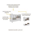Ver imagem 4 de Berço Multifuncional Americano Pimpolho 3 em 1 com Rodízios Branco