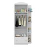 Quarto de bebê Joao e Maria Berço 3x1 Guarda-roupa Cômoda Branco/Flex - 9
