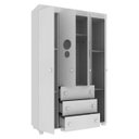 Ver imagem 6 de Quarto Completo Pimpolho com Berço 3 em 1 com Rodízios Multimóveis Branco