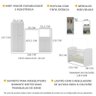 Quarto de Bebê Completo com Berço Guarda-Roupa e Cômoda Multimóveis 2869.010 - 4