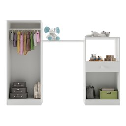 Quarto de Bebê Completo com Berço Guarda-Roupa e Cômoda Multimóveis 2869.010 - 6