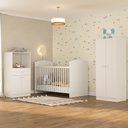Ver mais imagens de Quarto de Bebê Completo com Berço Guarda-Roupa e Cômoda Multimóveis 2869.010